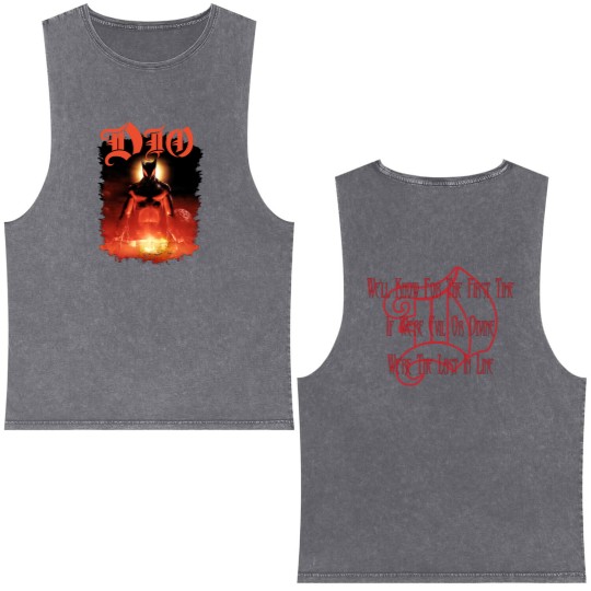 Discover DIO Last in Line Double Sided Mineral Wash Tank Tops