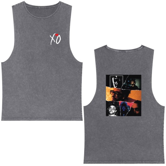 Discover Weeknds Two Sides Double Sided Mineral Wash Tank Tops, Weeknds After Hours Til Dawn Concert ,