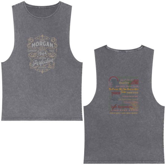 Discover Craig Morgan Two Sided Tracklist Country Concert Double Sided Mineral Wash Tank Tops