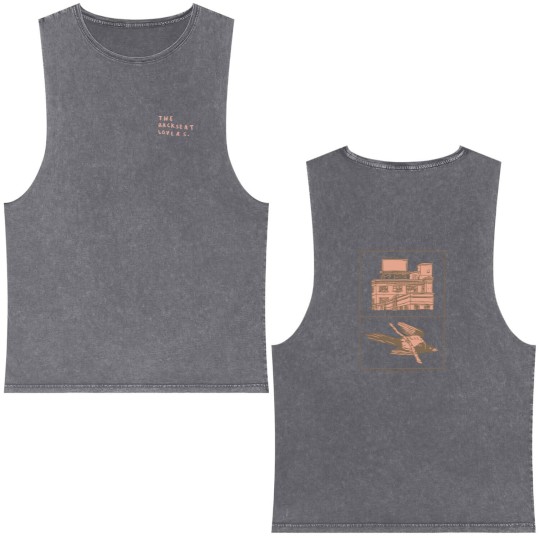 Discover The Backseat Lovers Tour 2023 Double Sided Mineral Wash Tank Tops, Vintage The Backseat Lovers Double Sided Mineral Wash Tank Tops