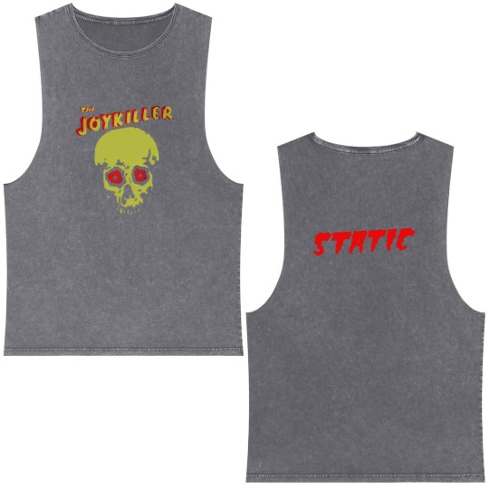 Discover Vintage 1995 The Joykiller Static Double Sided Mineral Wash Tank Tops, The Joykiller Double Sided Mineral Wash Tank Tops