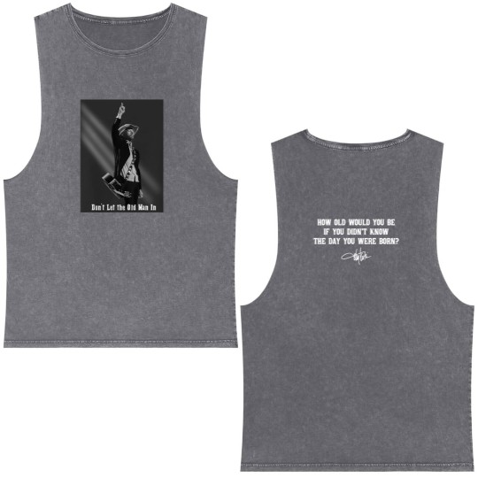 Discover Don't Let The Old Man In Toby Keith Double Sided Mineral Wash Tank Tops