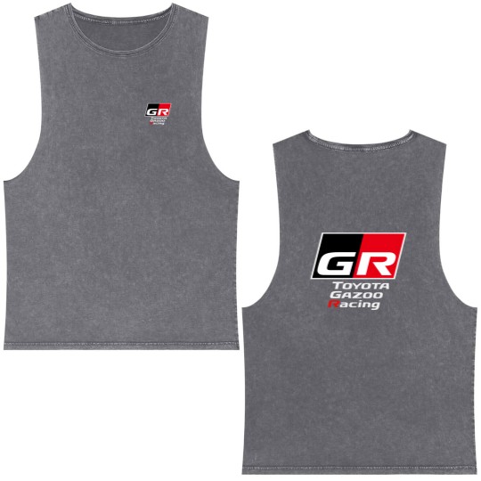 Discover GR Gazoo RacingGR Gazoo RacingGR Gazoo Racing Double Sided Mineral Wash Tank Tops