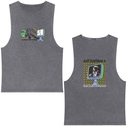 Discover Brain Dead X Jeff Goldblum The Mildred Snitzer Orchestra Double Sided Mineral Wash Tank Tops