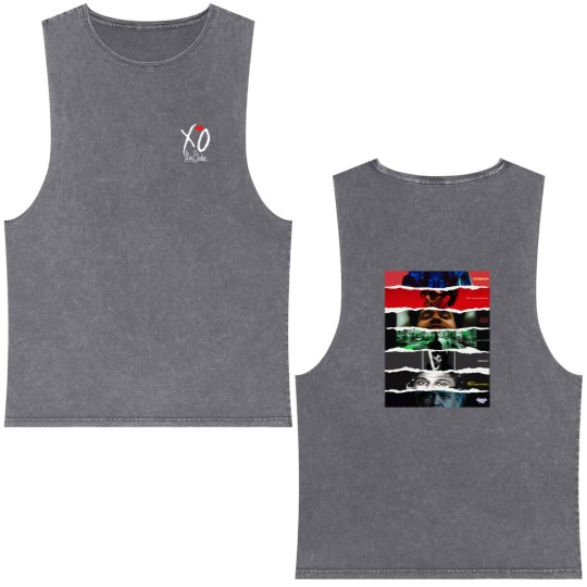 Discover Collection Weeknds Album Trilogy Gift For Fan Double Sided Mineral Wash Tank Tops