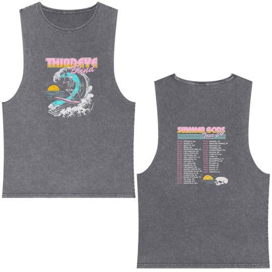 Discover Third Eye Blind Summer Tour Double Sided Mineral Wash Tank Tops 2024