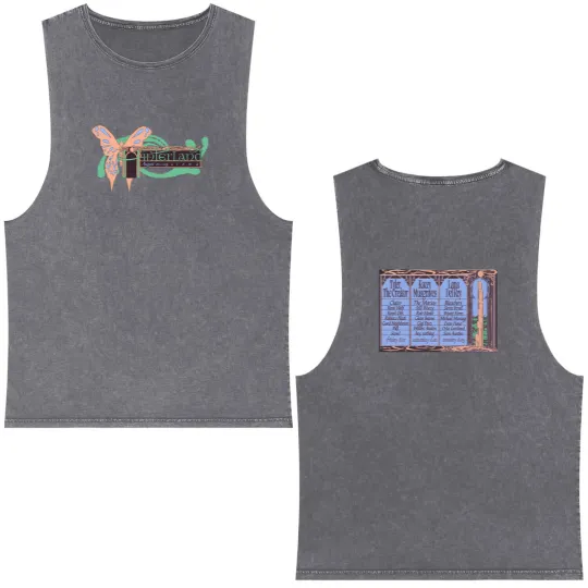 Discover Hinterland Music Festival 2025 Saint Charles Iowa Aug 1st 3rd Lineup Double Sided Mineral Wash Tank Tops
