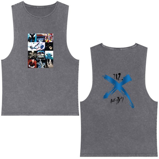 Discover U2 Achtung Baby Live At Sphere Las Vegas Tour 2023 Double Sided Mineral Wash Tank Tops,