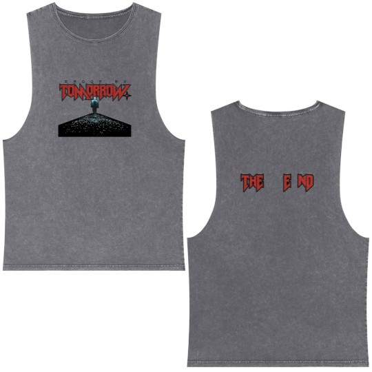 Discover Hurry Up Tomorrow Weeknds 2025 Double Sided Mineral Wash Tank Tops, Album Double Sided Mineral Wash Tank Tops Gift Double Sided Mineral Wash Tank Tops
