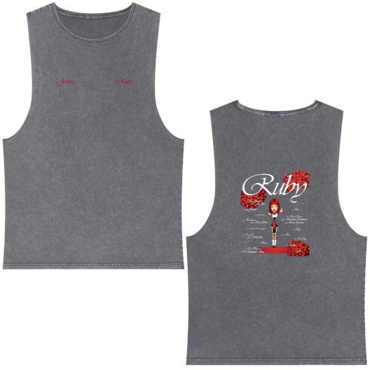 Discover Jennie Ruby Tracklist Double Sided Mineral Wash Tank Tops, 1st Album