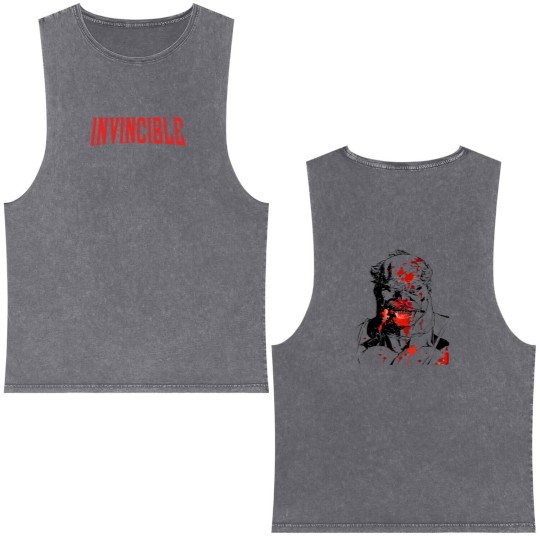 Discover Conquest Invincible Double Sided Mineral Wash Tank Tops, Invincible Mark Grayson Atom Eve Love Comics, Invincible Graphi
