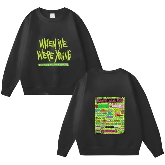 Discover Version 2 When We Were Young Festival 2023 Double Sided Double Sided Sweatshirts