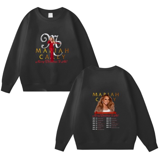 Discover Mariah Carey 2023 All I Want To Christmas Music Double Sided Sweatshirts