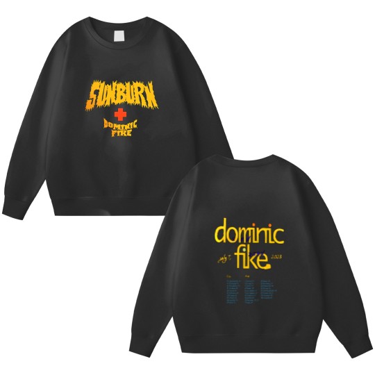 Discover Dominic Fike Sunburn 2023 Tour Double Sided Sweatshirts, Dominic Fike Comic Double Sided Sweatshirts
