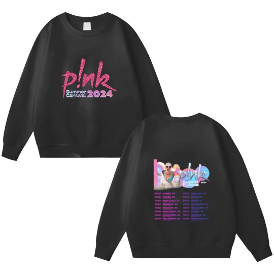 Discover P!nk Summer Carnival 2024 Double Sided Sweatshirts