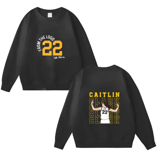 Discover Caitlin Clark Double Sided Sweatshirts, American Clark 22 Basketball Double Sided Sweatshirts