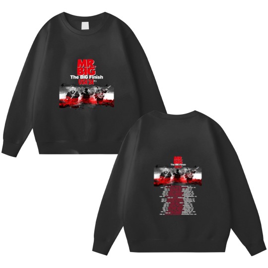 Discover Mr. Big Finish Tour 2024 Double Sided Double Sided Sweatshirts