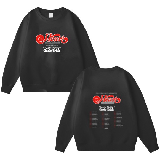Discover Heart 2024 Tour Double Sided Sweatshirt