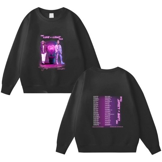 Discover Colton Dixon & Jordan Feliz - The Love + Light Tour 2023 Double Sided Sweatshirts