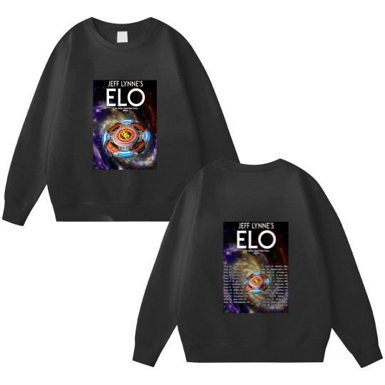 Discover Jeff Lynne's ELO Over and Out FINAL Tour Dates (2024) Double Sided Sweatshirts
