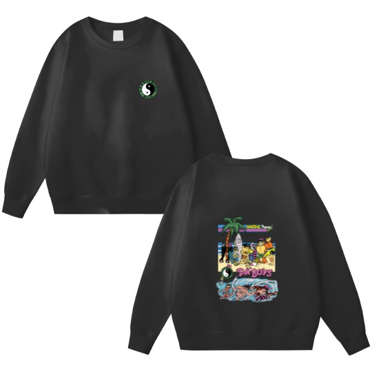 Discover T&C 80s Life Down Under Double Sided Sweatshirts, T&C Surf Designs Double Sided Sweatshirts