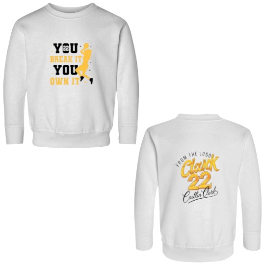 Discover Caitlin Clark Double Sided Sweatshirts American Clark 22 Basketball Double Sided Sweatshirts All Size For Men Women