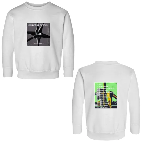 Discover R.E.M. Automatic For The People Tour 1992 Double Sided Sweatshirts
