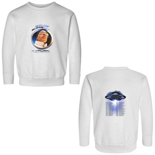 Discover Rauw Alejandro Double Sided Sweatshirts Saturno World Tour 2023 Rauw Alejandro Tour 2023 Double Sided Sweatshirts