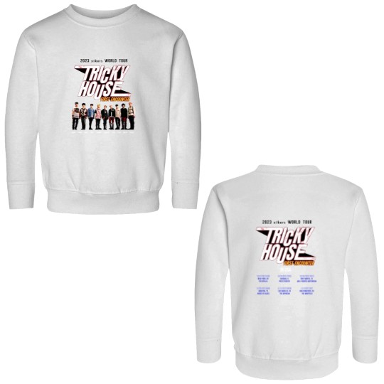 Discover Xikers World Tour TRICKY HOUSE Double Sided Sweatshirts, Xikers Kpop World Tour