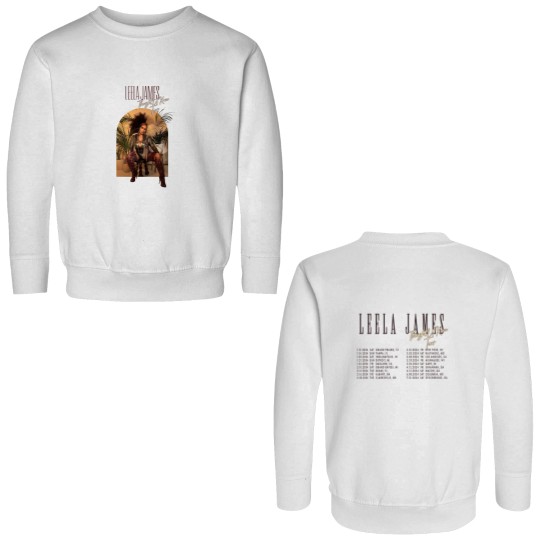 Discover Leela James Thought U Knew 2024 Tour Double Sided Sweatshirts