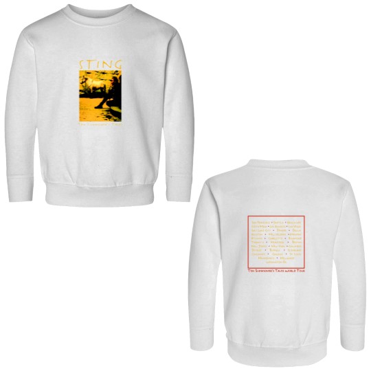 Discover 1993 Sting Ten Summoners Tour Concert Double Sided Sweatshirts