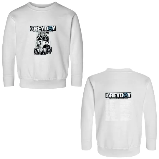 Discover Grey Day 2024 Tour Double Sided Sweatshirts, Band Unisex Double Sided Sweatshirts