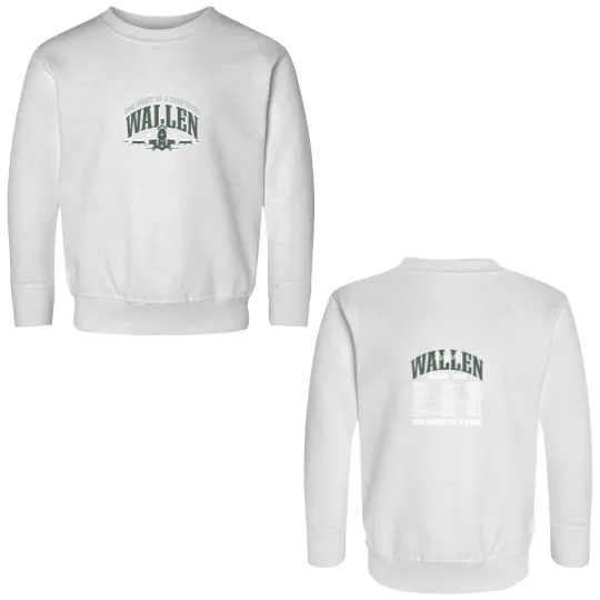 Discover Wallen Western One Night At A Time Tour Double Sided Sweatshirts