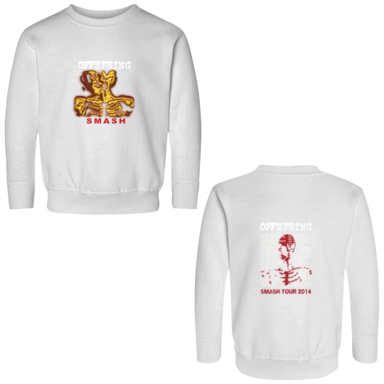 Discover The Offspring Smash Tour 2014 Short-Sleeve Double Sided Sweatshirts