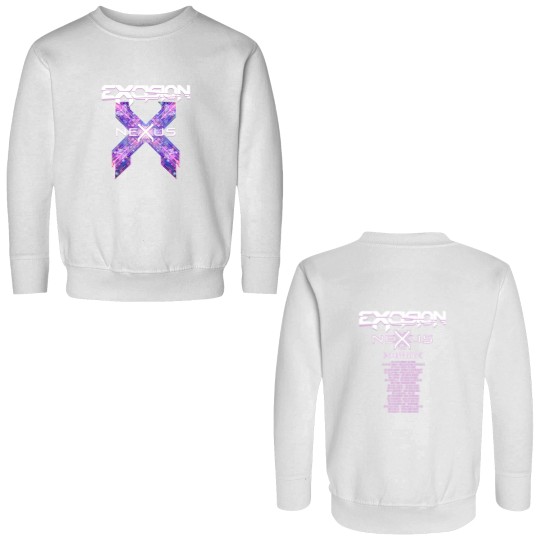 Discover Excision - The Nexus Tour 2024 Double Sided Sweatshirts, Excision 2024 Concert Double Sided Sweatshirts