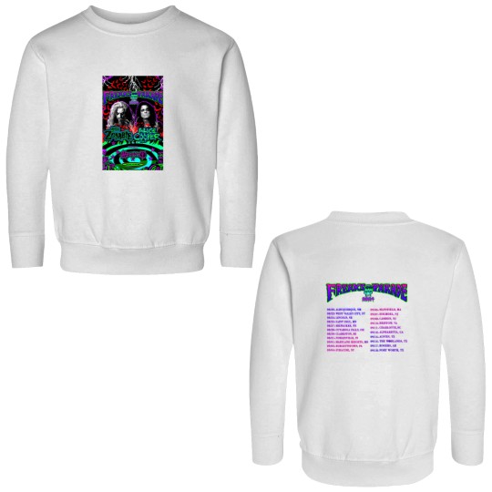 Discover Rob Zombie and Alice Coopers Freaks On Parade 2024 Tour Double Sided Sweatshirts