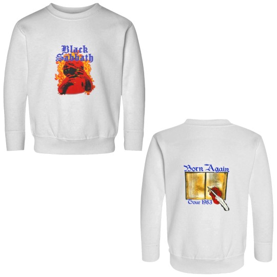 Discover Black Sabbath 1983 Born Again Tour Double Sided Sweatshirts