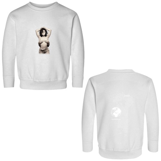 Discover 1993 JANET JACKSON Tour Double Sided Sweatshirts Cotton Unisex Size