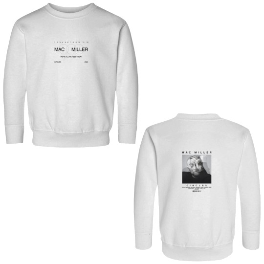 Discover Vintage macmiller Album Double Sided Sweatshirts, Vintage Rap Double Sided Sweatshirts