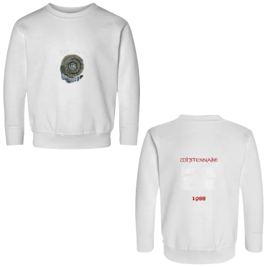 Discover 1988 Whitesnake Rock Concert Tour Unisex Double Sided Sweatshirts