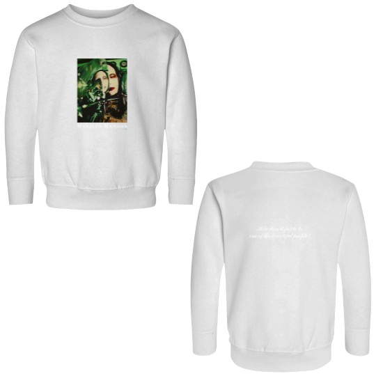 Discover MARILYN MANSON 1997 Double Sided Sweatshirts How Does It Feel To Be One Of The Beautiful Gift