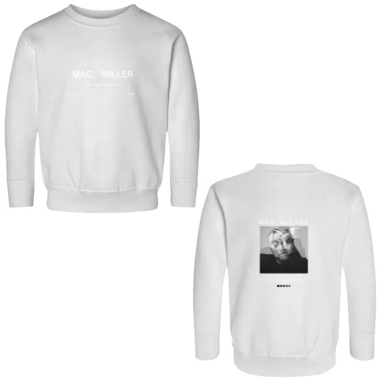 Discover Vintage macmiller Album Double Sided Sweatshirts, Vintage Rap Double Sided Sweatshirts, Mac Self Care Double Sided Sweatshirts