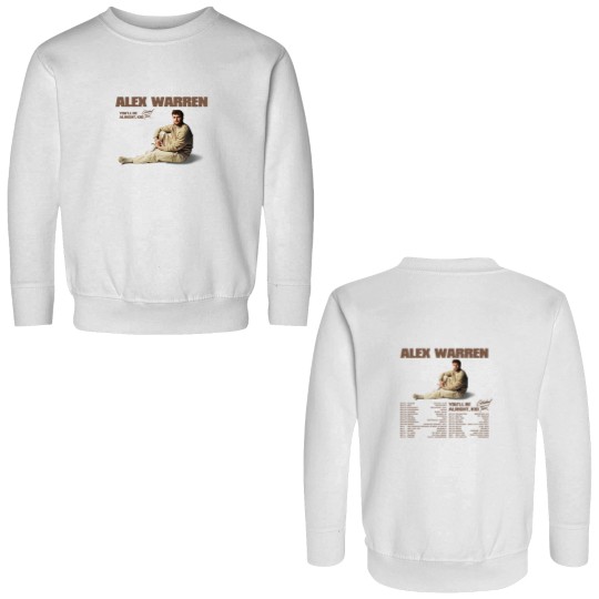 Discover Alex Warren You'll Be Alright, Kid Tour 2024 Shir Double Sided Sweatshirts