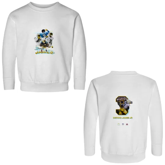 Discover Derwin James Vintage 90s Graphic Style Double Sided Sweatshirts, Vintage Sport Double Sided Sweatshirts