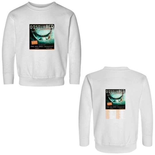 Discover DISTURBED THE SICKNESS 25TH ANNIV NORTH AMERICAN TOUR 2025 Double Sided Sweatshirts