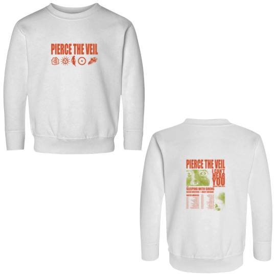 Discover Pierce The Veil I Can't Hear You World Tour 2025 Double Sided Sweatshirts Double Sided