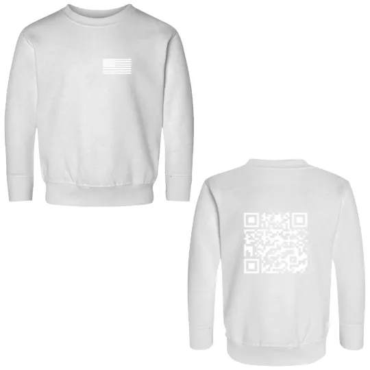 Discover Trump Dance Qr Code Double Sided Sweatshirts, Trump Dancing, Republican Gift