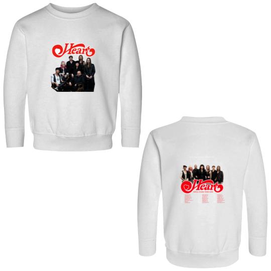 Discover Heart Band Graphic Double Sided Sweatshirts, Rock Band Heart 2025 Tour Double Sided Sweatshirts, Heart Band Royal Flush Tour 2025 Double Sided Sweatshirts, Heart Band Fan Gift, Heart Band Merch
