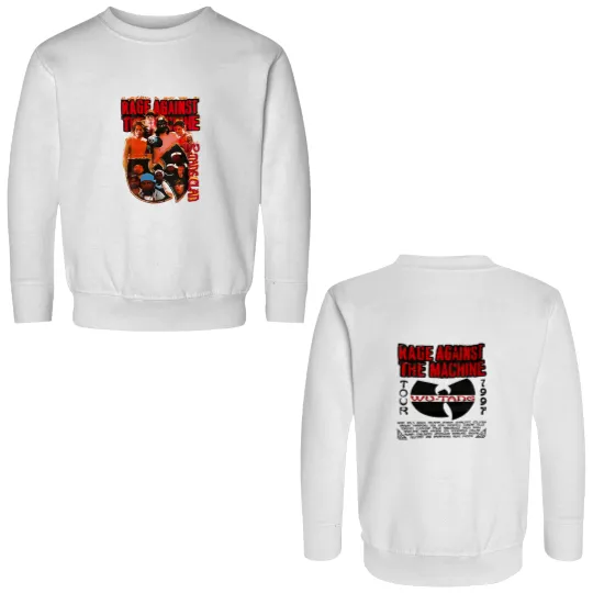 Discover VTG 1997 Tang Tour Rage Against Double Sided Sweatshirts