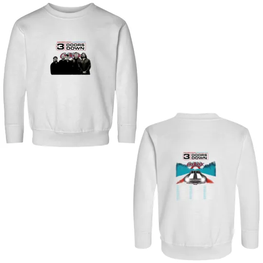 Discover 3 Doors Down Tour 2024 2025 Double Sided Sweatshirts